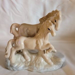 Porcelain Mare and Colt